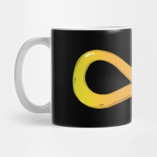 Cute Gold Infinity Symbol For Autism Mug